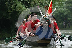 Dragon boat race in China